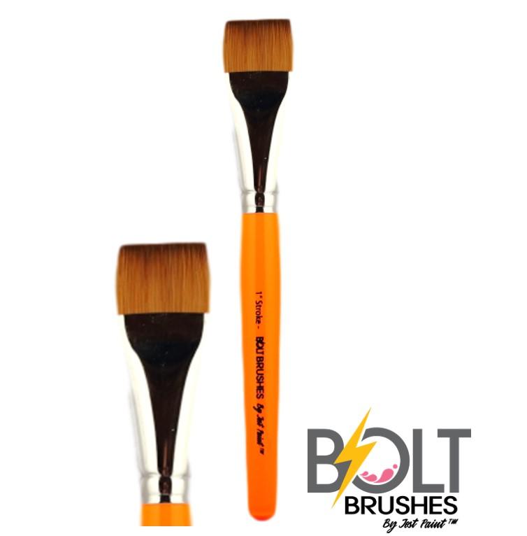 BOLT 1" One stroke flat brush pointed handle