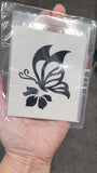 PXP Glitter tattoo stencil pack - 40pc assorted
