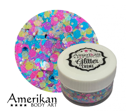Amerikan body art Glitter creme - Felicity 14gm  *New formula*