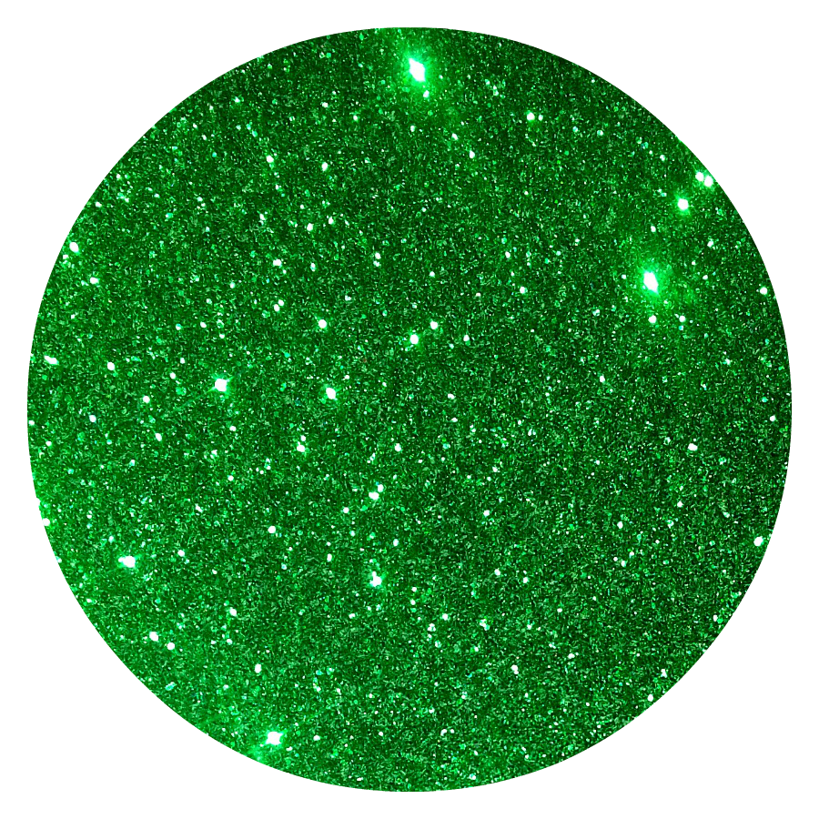 Glitter Apple green