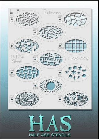 BAM - HAS stencil set - Pattern 11pcs