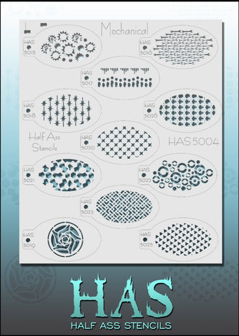 BAM - HAS stencil set - Mechanical 11pc