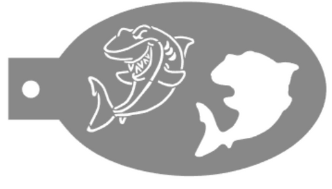 Shark stencil