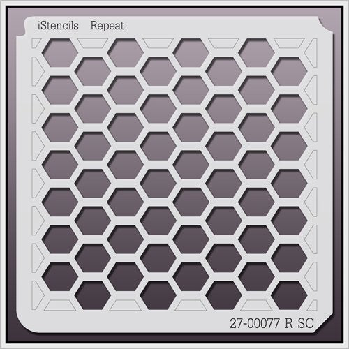 Istencil repeat - Honeycomb