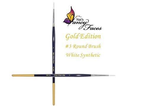 Nat's gold edition brush #3 round