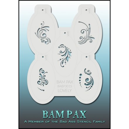 BAM PAX stencil set - Lovely