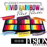 Fusion Petal palette - Leanne's Vivid rainbow