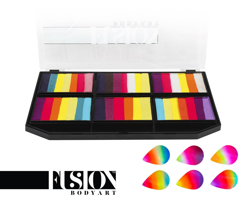 Fusion Petal palette - Leanne's Vivid rainbow