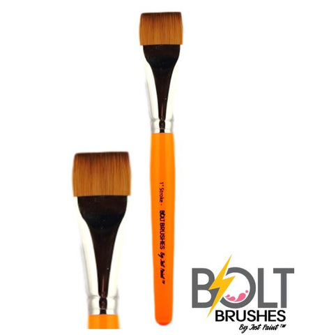 BOLT 1" One stroke flat brush pointed handle