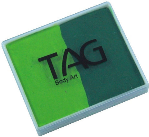 Tag split cake - Light green/Medium green 50gm