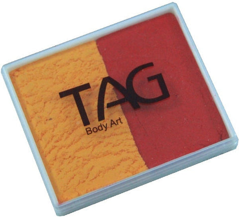 Tag split cake - Golden orange/Red 50gm