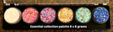 Fairy Snuff glitter paste palette 6 x 6gm Essential collection