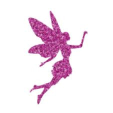 Glitter tattoo stencils - Fairy - 5pcs