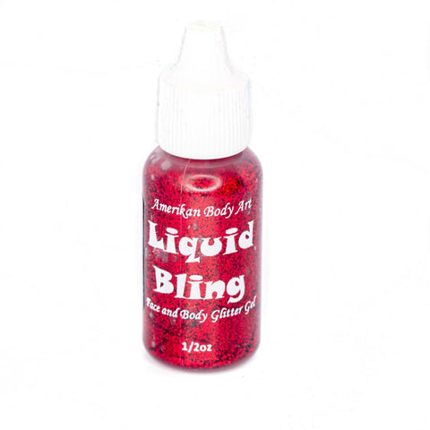 Amerikan body art Liquid bling - Firetruck red .5oz