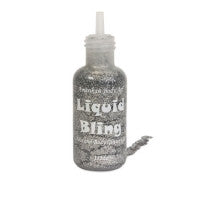 Amerikan body art Liquid bling Chrome silver .5oz