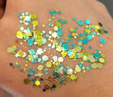 Fairy snuff glitter paste palette - Blends 6 x 6gm