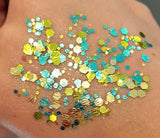 Fairy Snuff Glitter paste palette refill pots 6gm net