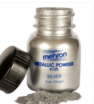 Mehron Metallic powder - Silver 14gm